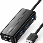 Ugreen USB 3.0 Hub 3 Θυρών με σύνδεση USB-A / Ethernet 20265