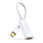 Ugreen Μετατροπέας mini DisplayPort male σε HDMI female Λευκό 10460