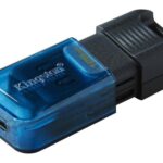 Kingston DataTraveler 80 M 128GB USB-C 3.2 Flash Drive Blue/Black DT80M/128GB