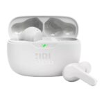 JBL Wave Beam True Wireless In-ear Bluetooth Handsfree Ακουστικά με Θήκη Φόρτισης, IP54, Touch White JBLWBEAMWHT