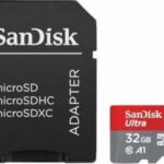 Sandisk Ultra microSDHC 32GB Class 10 U1 A1 UHS-I με αντάπτορα SDSQUA4-032G-GN6MA