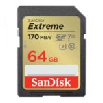 Sandisk Extreme SDXC 64GB Class 10 U3 V30 UHS-I 170MB/s SDSDXV2-064G-GNCIN