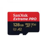 Sandisk Extreme Pro microSDXC 128GB Class 10 U3 V30 A2 UHS-I με αντάπτορα SDSQXCD-128G-GN6MA
