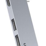 Ugreen Docking Station με Διπλό USB-C HDMI 4K PD και σύνδεση 2 Οθονών (Thunderbolt 3, 100W, 4K @ 60 Hz, 10 Gbps) / HDMI 4K @ 30 Hz / 3x USB 3.0) Ασημί 60559