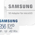 Samsung Evo Plus (2021) microSDXC 256GB Class 10 U3 V30 A2 UHS-I + Adapter MB-MC256KA/EU