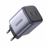 Ugreen Φορτιστής Χωρίς Καλώδιο με 2 Θύρες USB-C 45W Power Delivery Γκρι (Nexode CD294) 90573