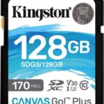 Kingston Canvas Go Plus SDXC 128GB Class 10 U3 V30 UHS-I SDG3/128GB