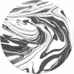 PopSockets PopGrip Κινητού Standard Mod Marble Black & White 842978139470