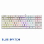White Shark GK-2106 Gaming Μηχανικό Πληκτρολόγιο Tenkeyless με Custom Blue διακόπτες και RGB φωτισμό (Αγγλικό US) Λευκό COMMANDOS-W-BL