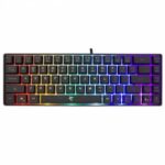 White Shark Ronin Membrane Gaming Πληκτρολόγιο 60% με RGB φωτισμό (Αγγλικό US) Μαύρο GK-2201B