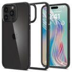 Spigen Ultra Hybrid Back Cover Σιλικόνης / Πλαστικό Ανθεκτική Matte Black (iPhone 15 Pro Max) ACS06570