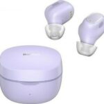 Baseus WM01 In-ear Bluetooth Handsfree Ακουστικά με Θήκη Φόρτισης Purple NGWM01-05