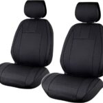 Μπροστινά Καλύμματα Αυτοκινήτου 2τμχ Δερματίνη Γκρι 14156 Autoline