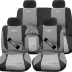 Σετ Καλύμματα Αυτοκινήτου 11τμχ Πολυεστερικά Nos Series Γκρι Γκρι 21606 Autoline