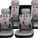 Σετ Καλύμματα Αυτοκινήτου 10τμχ Πολυεστερικά X3M Rac Γκρι 21918 AUTOLINE