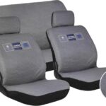 Σετ Καλύμματα Αυτοκινήτου 5τμχ Πολυεστερικά Γκρι 21357 Autoline