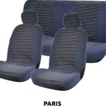 Σετ Καλύμματα Αυτοκινήτου 6τμχ Βελουτέ Μπλε A Paris 21353 Autoline