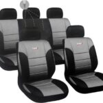 Σετ Καλύμματα Αυτοκινήτου 9τμχ Δερματίνη Luxury Γκρι 13297 Autoline