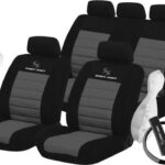 Σετ Καλύμματα Αυτοκινήτου 10τμχ Πολυεστερικά Sport Series Γκρι 11615 Autoline