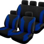 Σετ Καλύμματα Αυτοκινήτου 9τμχ Πολυεστερικά Champion Μπλε 13293 Autoline