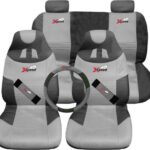 Σετ Καλύμματα Αυτοκινήτου 8τμχ Πολυεστερικά X-Speed Γκρι 21604 Autoline