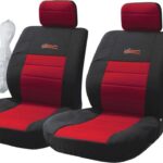 Μπροστινά Καλύμματα Αυτοκινήτου 2τμχ Πολυεστερικά WRC Κόκκινα 10280 Autoline