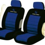Μπροστινά Καλύμματα Αυτοκινήτου 2τμχ Πολυεστερικά Sport Series Μπλε 11616 Autoline