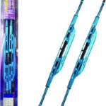 Σετ Μπροστινοί Υαλοκαθαριστήρες Αυτοκινήτου 600mm Μπλε 11484 Autoline