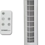 Ανεμιστήρας πύργος δαπέδου με τηλεχειριστήριο και χρονοδιακόπτη, λευκό χρώμα 80 cm 60 W FA-5560-1 FIRST AUSTRIA