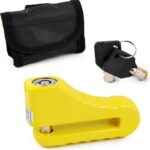 Κλειδαριά Δισκόφρενου Μοτοσυκλέτας με Διάμετρο Πείρου 9.5mm Κίτρινο Χρώμα 21485 Autoline