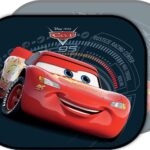 Πλαϊνά Σκίαστρα Αυτοκινήτου με Βεντούζα Cars McQueen 44x35εκ. 2τμχ 138.10245 Colzani
