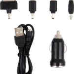 Φορτιστής Αυτοκινήτου Συνολικής Έντασης 2.4A με μία Θύρα USB μαζί με Καλώδιο lightning / micro-USB 10057 Autoline