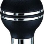 Πόμολο Ταχυτήτων με δύο Στεφάνια και Βίδες Μαύρο 37065 Auto Gs