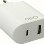 Osio Φορτιστής Χωρίς Καλώδιο με Θύρα USB-A και Θύρα USB-C 18W Λευκός (OTU-5904W)