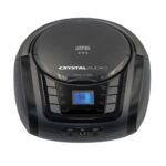 Crystal Audio Φορητό Ηχοσύστημα BMBUB3 με Bluetooth / CD / MP3 / USB / Ραδιόφωνο σε Μαύρο Χρώμα