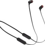 JBL Tune 125BT, Wireless In-Ear with 3-button Mic/Remote-Black (JBLT125BTBLK)
