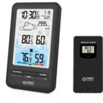 First Austria FA-2461-7 Ασύρματος Μετεωρολογικός Σταθμός Ψηφιακός Επίτοιχος Μαύρος