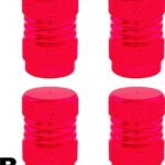 Καπάκια Βαλβίδων Κόκκινο 4τμχ 21964 Autoline