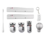 Σετ Πεταλιέρες Αυτοκινήτου Type R Universal Ασημί 8τμχ 41176 Auto Gs