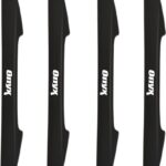 Προστατευτικά Αντικρουστικά για Πόρτες Αυτοκινήτου Type-R 4τμχ Μαύρο Autoline