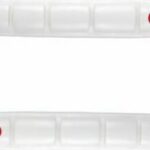 Προστατευτικά για Προφυλακτήρες Αυτοκινήτου 50cm x 2.5cm 2τμχ Λευκό 21386 Autoline