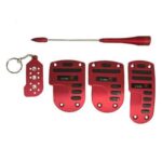 Σετ Πεταλιέρες Αυτοκινήτου Type R Universal Κόκκινες 8τμχ 41177 Auto Gs