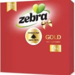 Zebra Gold Χαρτοπετσέτα Πολυτελείας 2Φ Κόκκινη 33x33εκ. 45τμχ