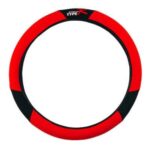 Κάλυμμα Τιμονιού Αυτοκινήτου Type R με Διάμετρο 38εκ. Συνθετικό Μαύρο/Κόκκινο 12100 Auto Gs