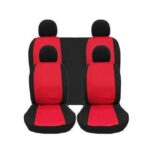 Σετ Καλύμματα Αυτοκινήτου 8τμχ Smart Style Μαύρα / Κόκκινα 11698 Auto Gs