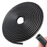 Προστατευτικό για Πόρτες Αυτοκινήτου 1τμχ Μαύρο 14595 Autoline