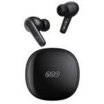 QCY T13X Earbud Bluetooth Handsfree Ακουστικά με Θήκη Φόρτισης Μαύρα