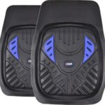 Yark Μπροστινά Πατάκια Universal Τύπου Σκαφάκι 2τμχ από Λάστιχο Μαύρο / Μπλε 11122 AUTOLINE