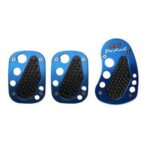 Σετ Πεταλιέρες Αυτοκινήτου Universal Αλουμινίου Μπλε 3τμχ 41158 Auto Gs