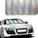 Ηλιοπροστασία Παρμπρίζ Αυτοκινήτου Εσωτερική με Βεντούζα 145x60εκ. 13390 Feral